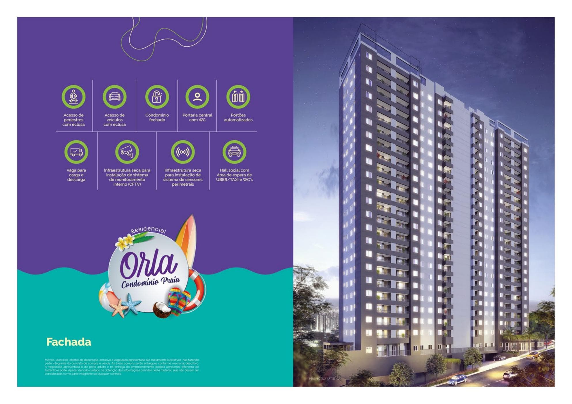 Orla Condomínio Praia — 2 Dorms com Terraço | Conceição, Osasco — apartamento para venda em Conceição