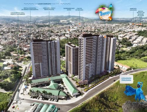 Breeze Home Clube — 3 Dorms com Suíte | Jardim Julio, Barueri — apartamento para venda em Jardim Julio