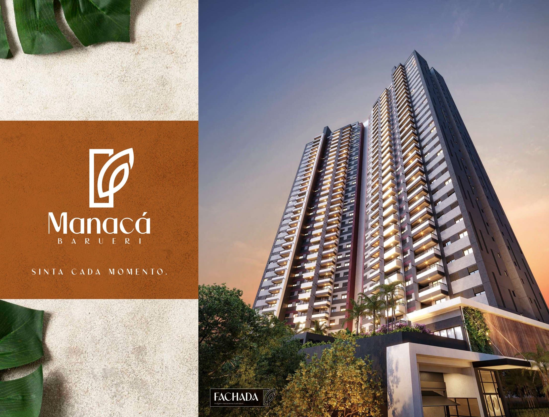 Manacá Barueri - 2 Dormitórios - 1 e 2 Vagas - Ao Lado do Parque Shopping e Estação — apartamento para venda em  Aldeia 