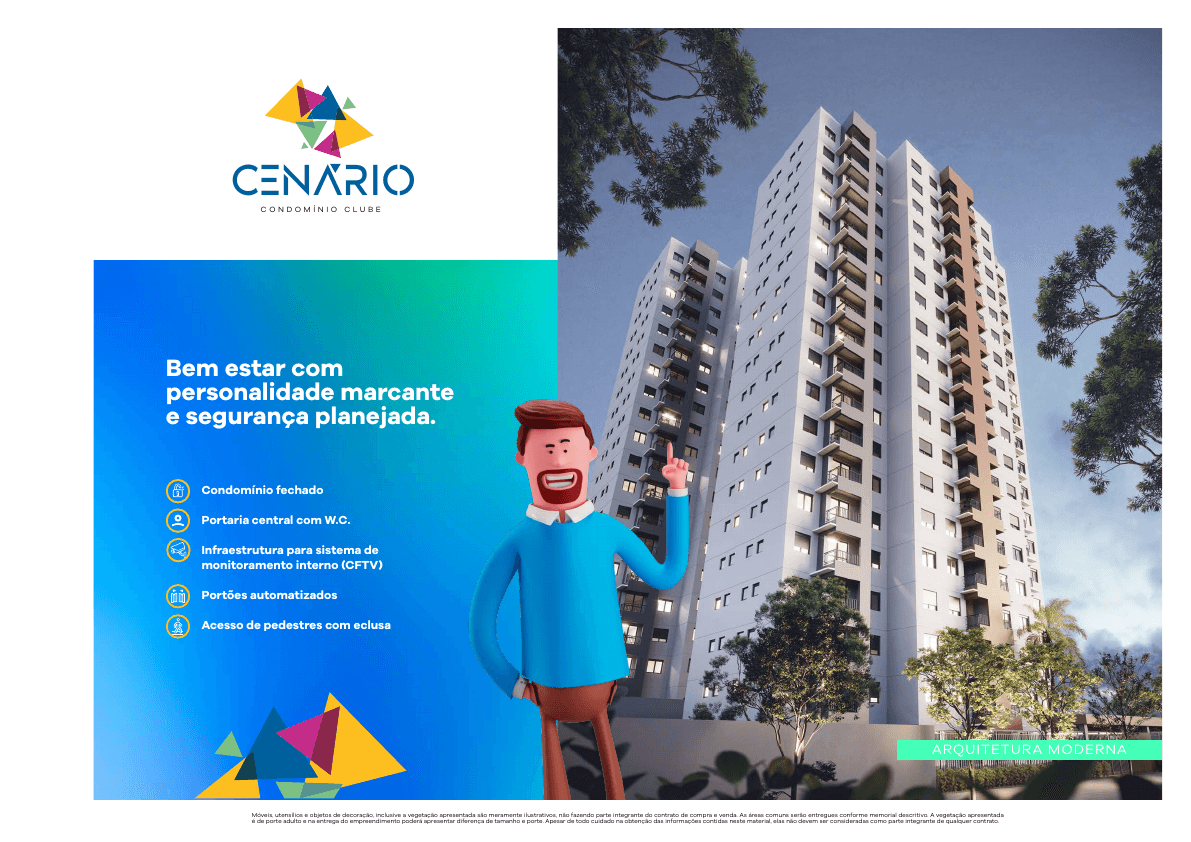 Cenário Condomínio Clube - Vila Ayrosa - Osasco — apartamento para venda em Vila Ayrosa