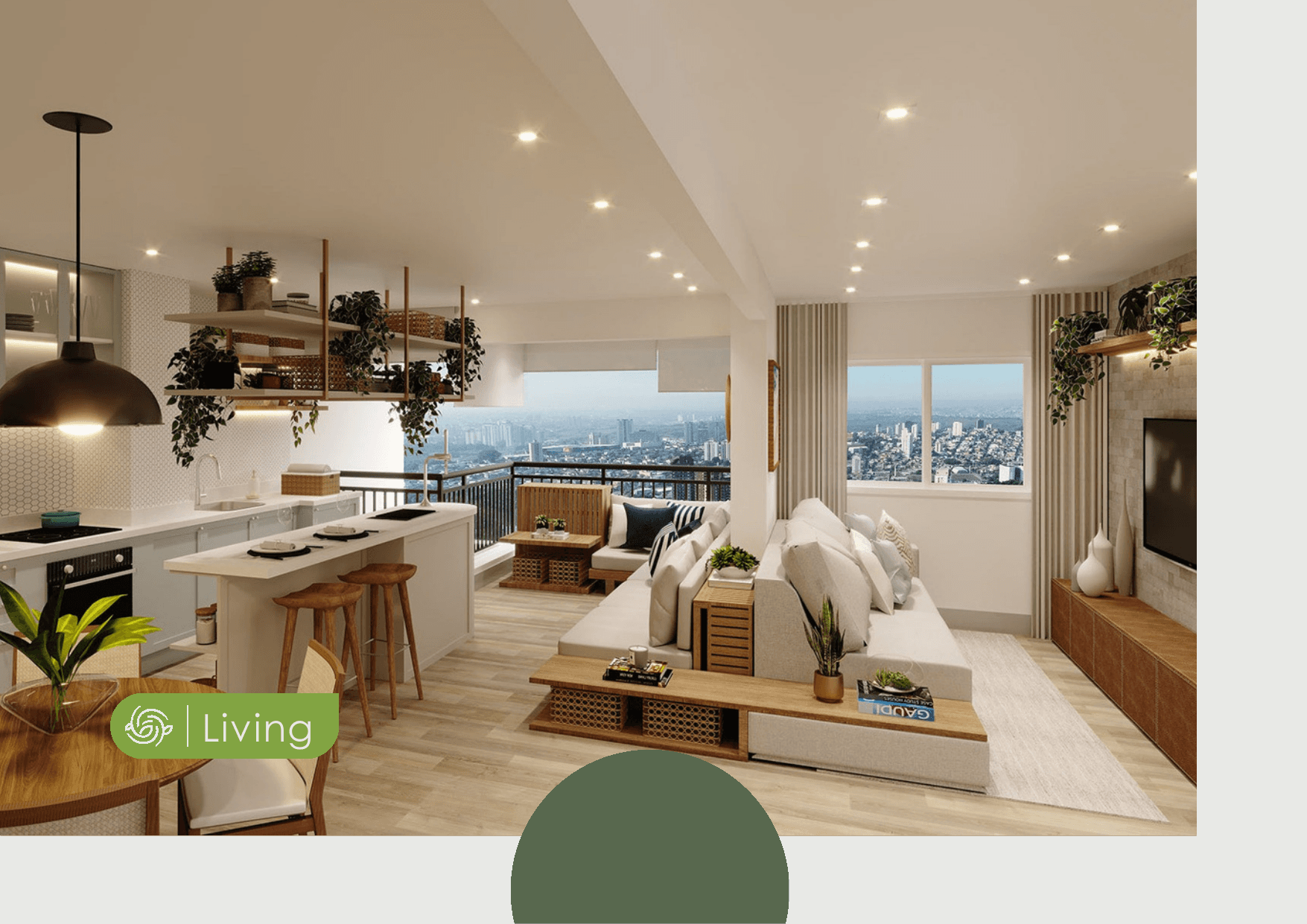 Terra Alta Barueri — 56,70m² | 2 Dormitórios (1 Suíte) + 1 Vaga | Lançamento RVS — apartamento para venda em Jardim Tupanci