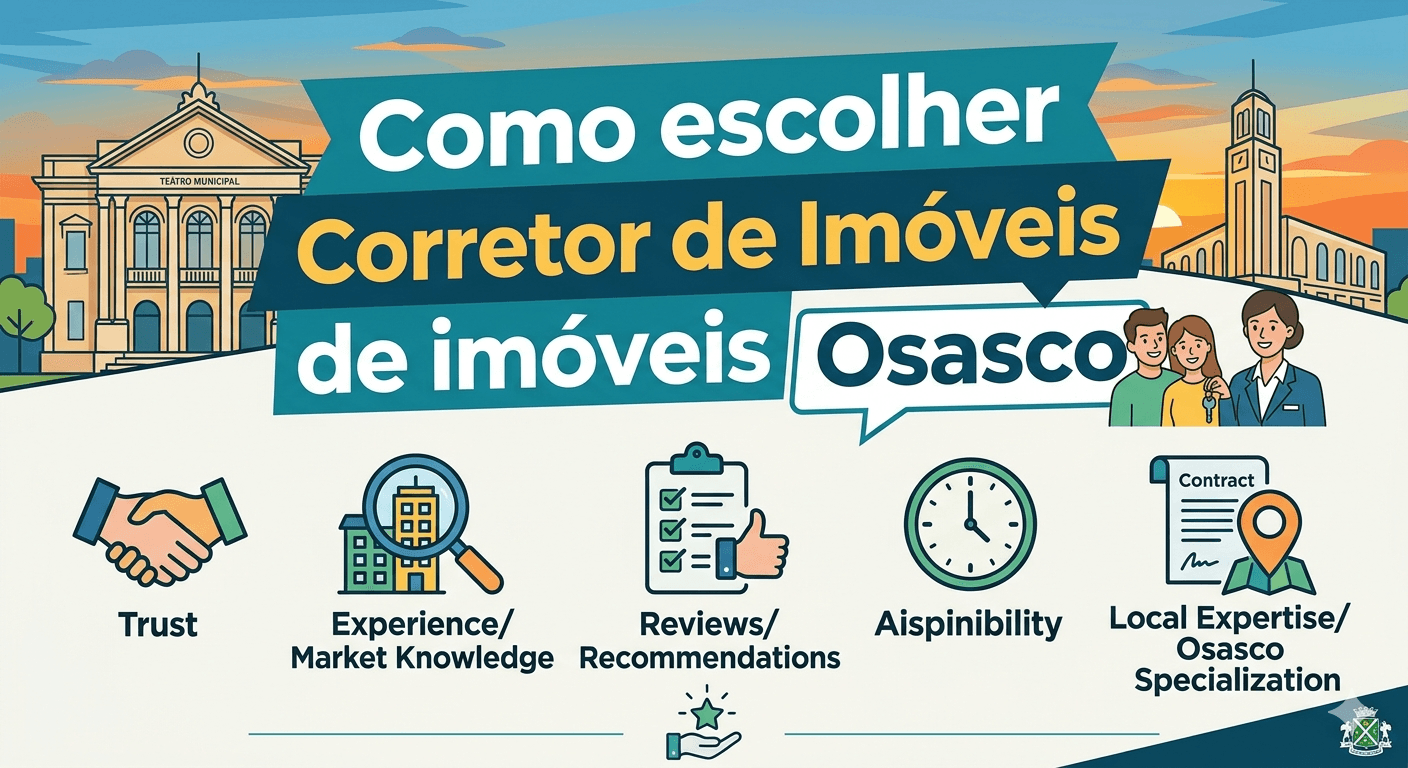 Como escolher um corretor de imóveis em Osasco: 7 sinais de que você está em boas mãos