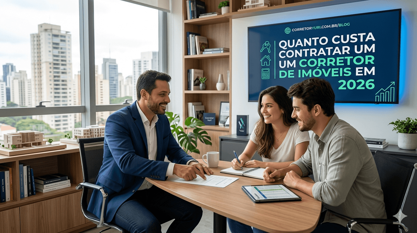 Quanto custa contratar um corretor de imóveis em 2026: comissão, quando vale e o que o CRECI regula
